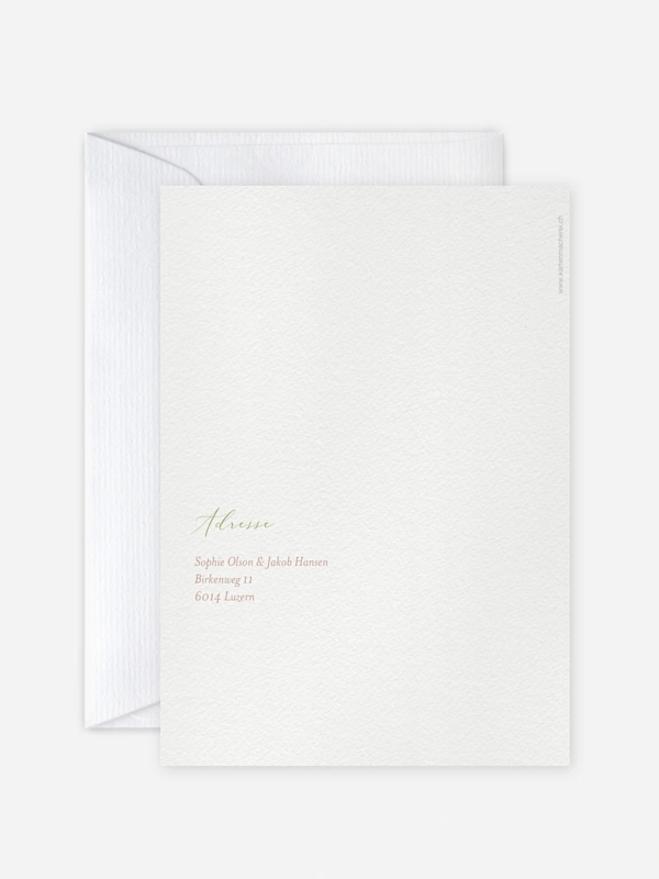 Hochzeitseinladung Band der Liebe