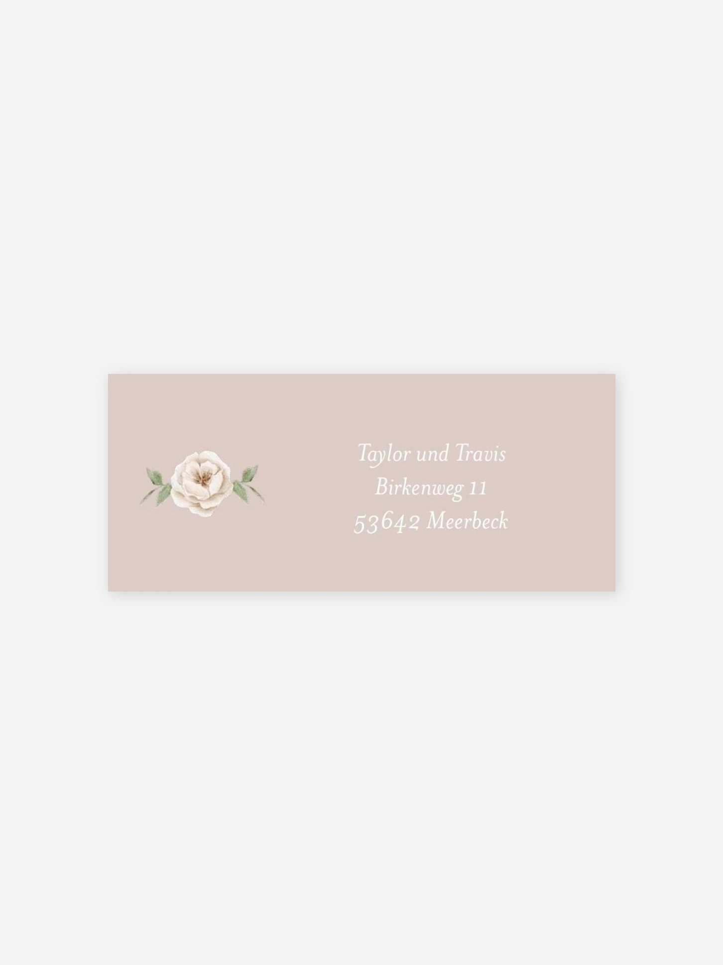 Absenderaufkleber Hochzeit Enchanted Garden