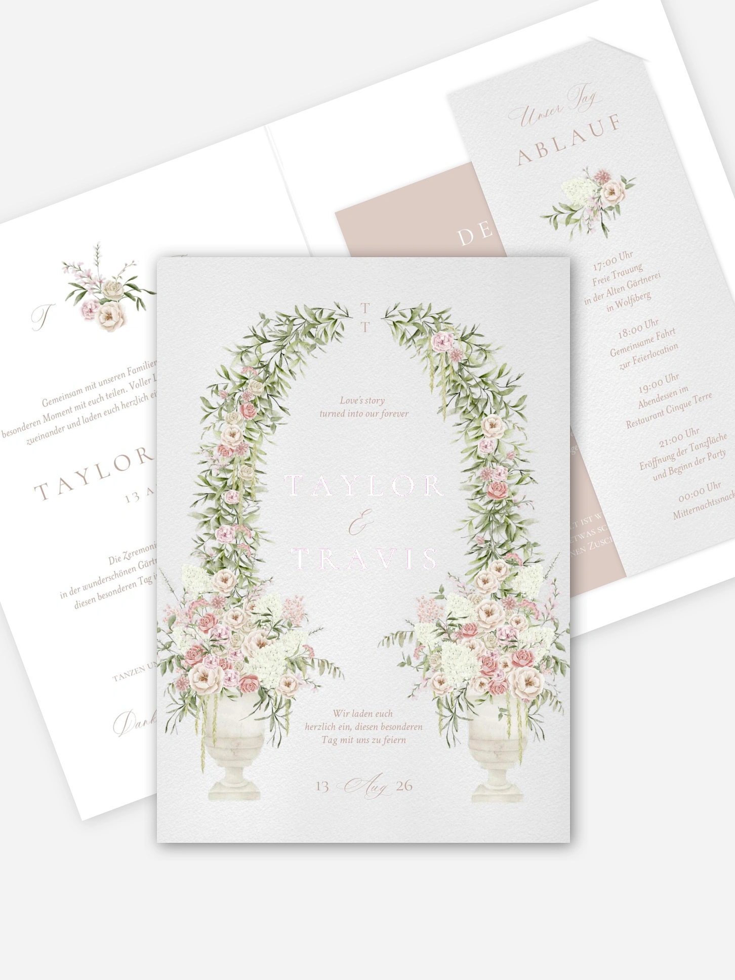 Hochzeitseinladung Enchanted Garden