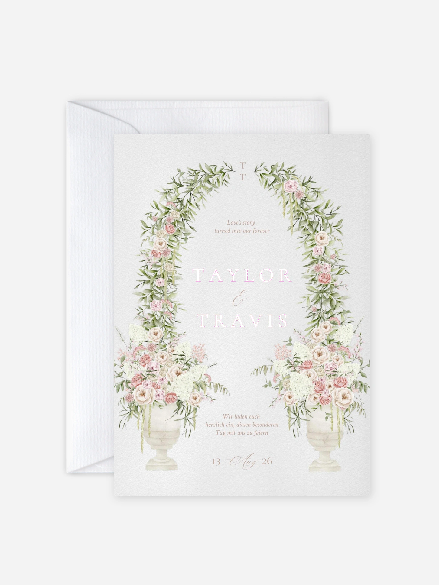 Hochzeitseinladung Enchanted Garden
