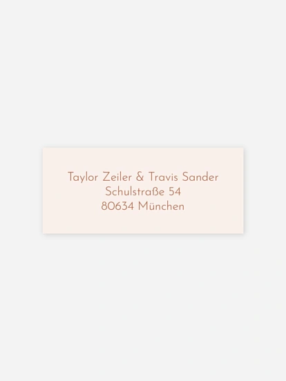 Absenderaufkleber Hochzeit Disco Ball