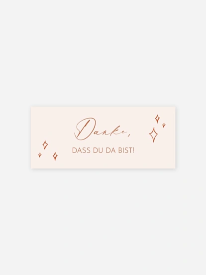 Geschenkaufkleber Hochzeit Paper Rings