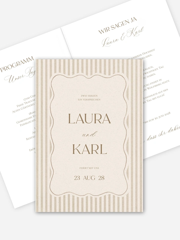 Hochzeitseinladung A Promise