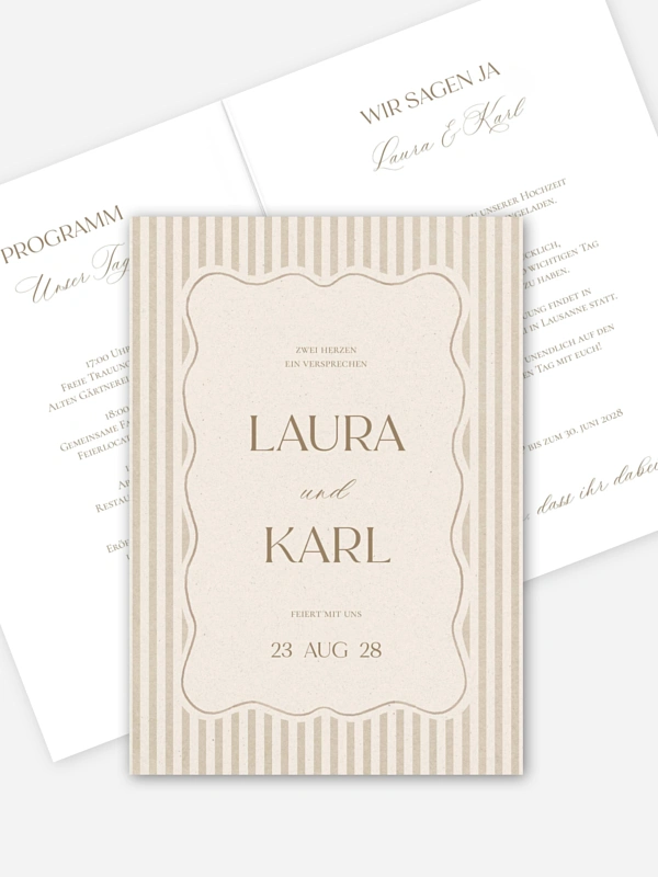 Hochzeitseinladung A Promise