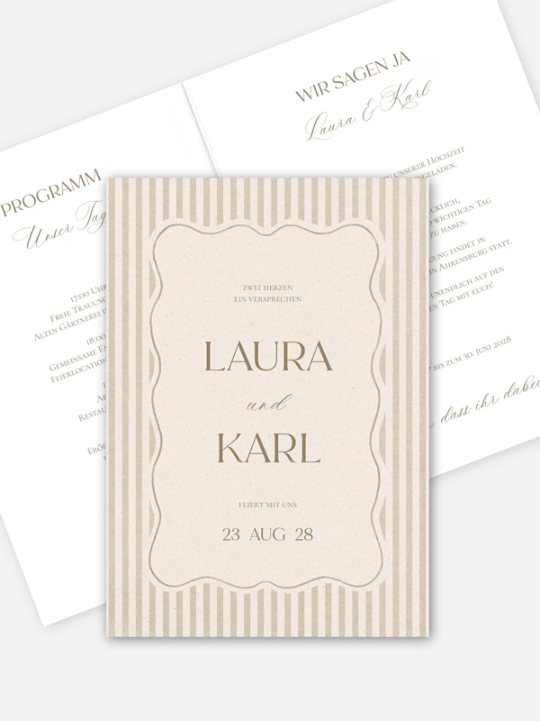Hochzeitseinladung A Promise