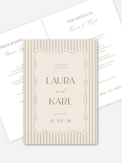 Hochzeitseinladung A Promise