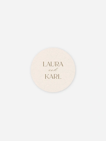 Geschenkaufkleber Hochzeit A Promise