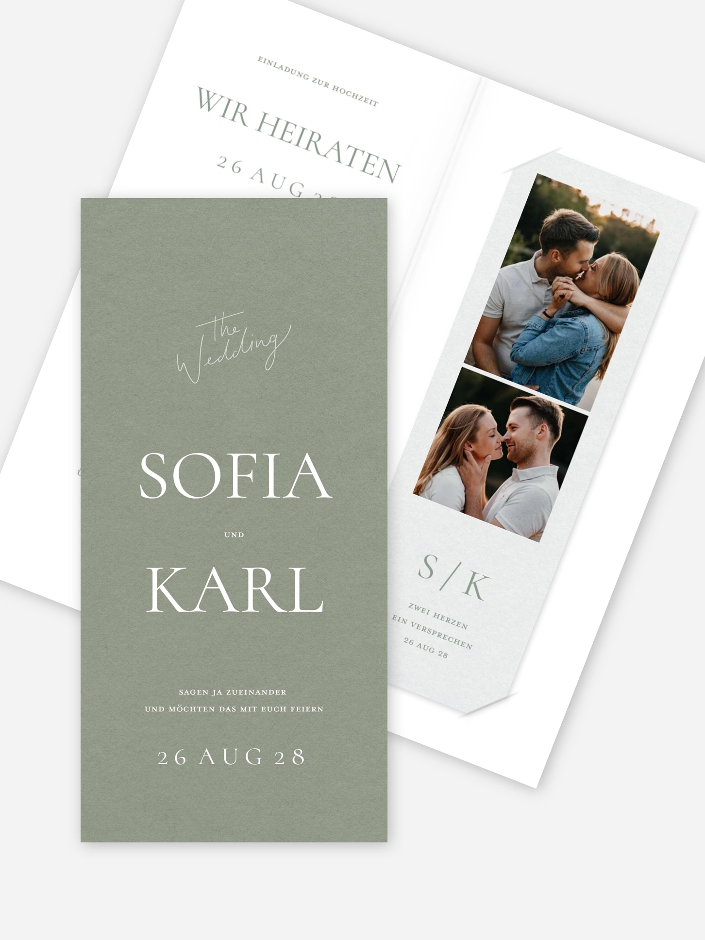 Hochzeitseinladung Zarte Liebe