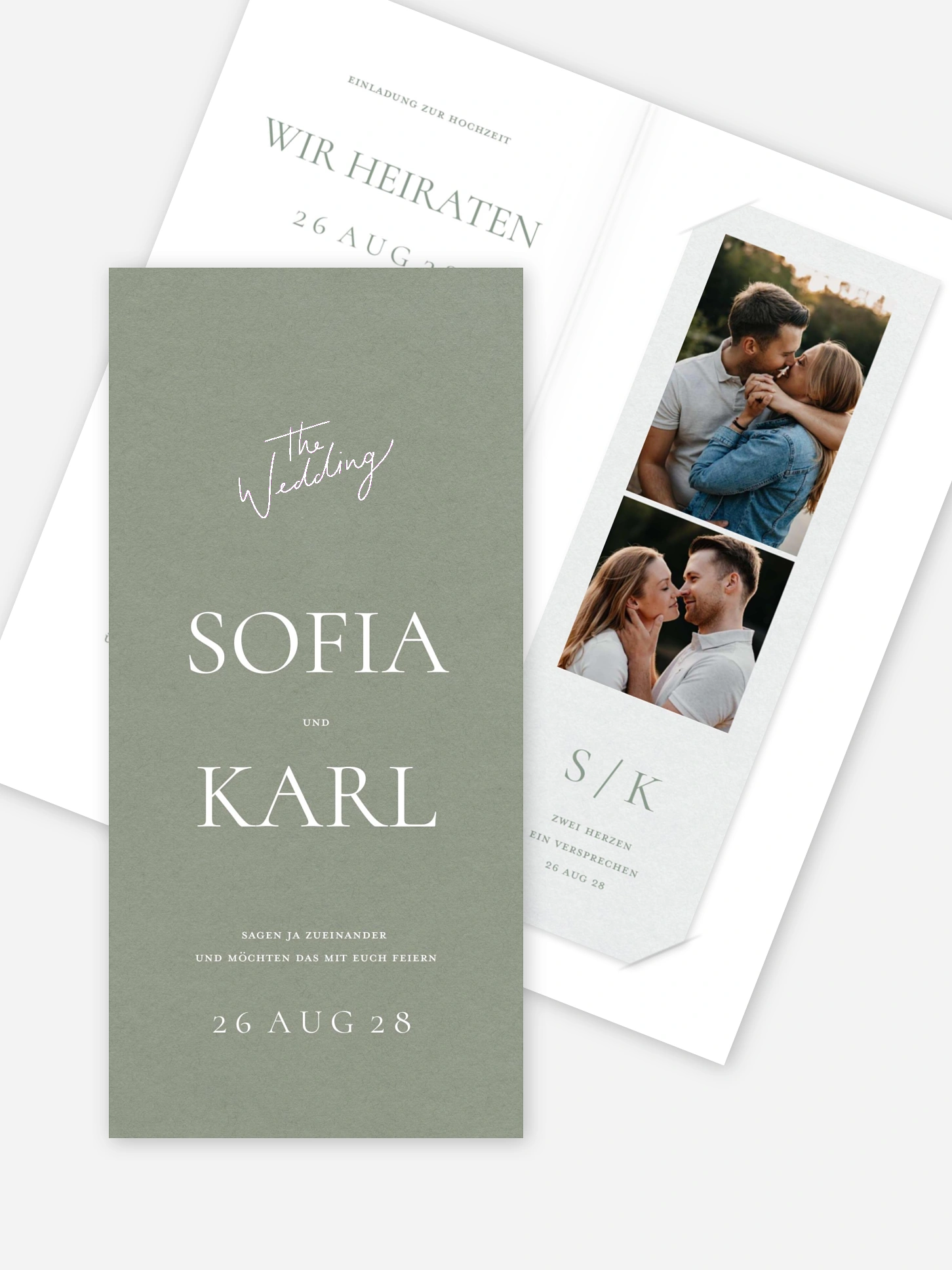 Hochzeitseinladung Zarte Liebe