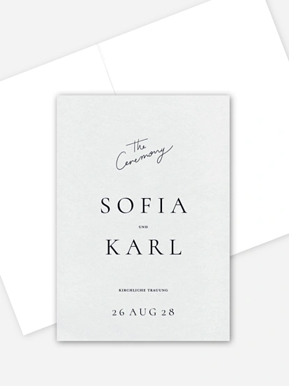 Kirchenheft Hochzeit Zarte Liebe