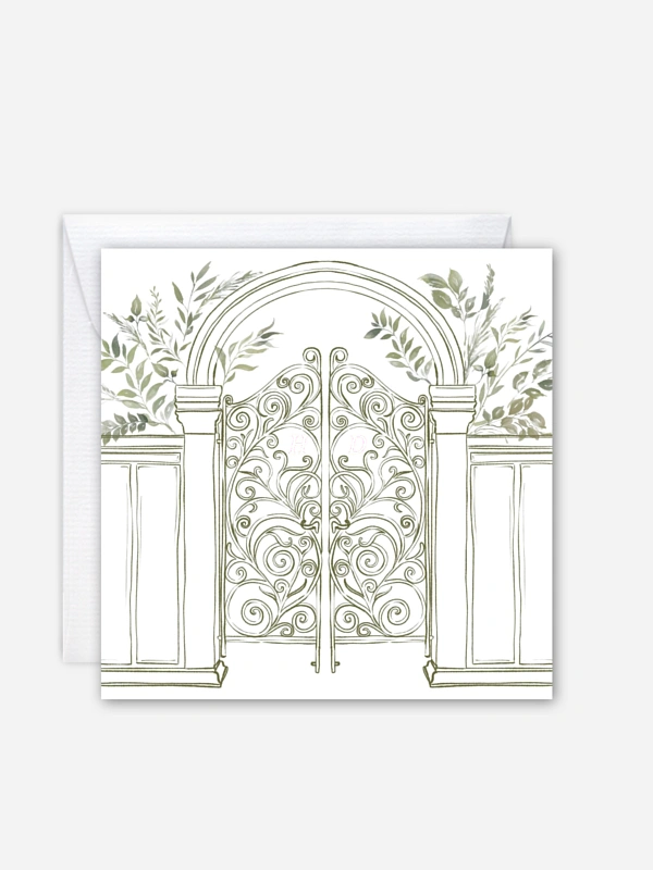 Hochzeitseinladung Botanical Gate 
