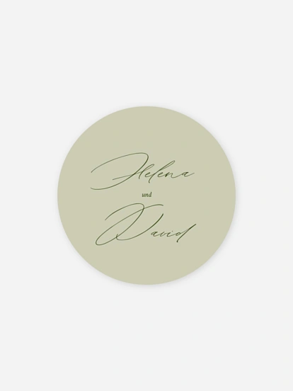 Geschenkaufkleber Hochzeit Botanical Gate 