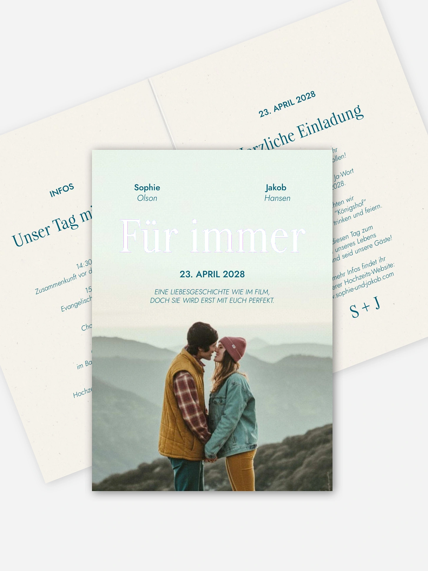 Hochzeitseinladung Filmplakat