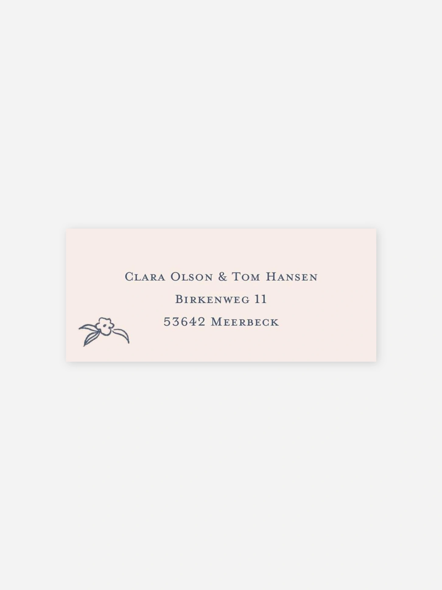 Absenderaufkleber Hochzeit Love Birds