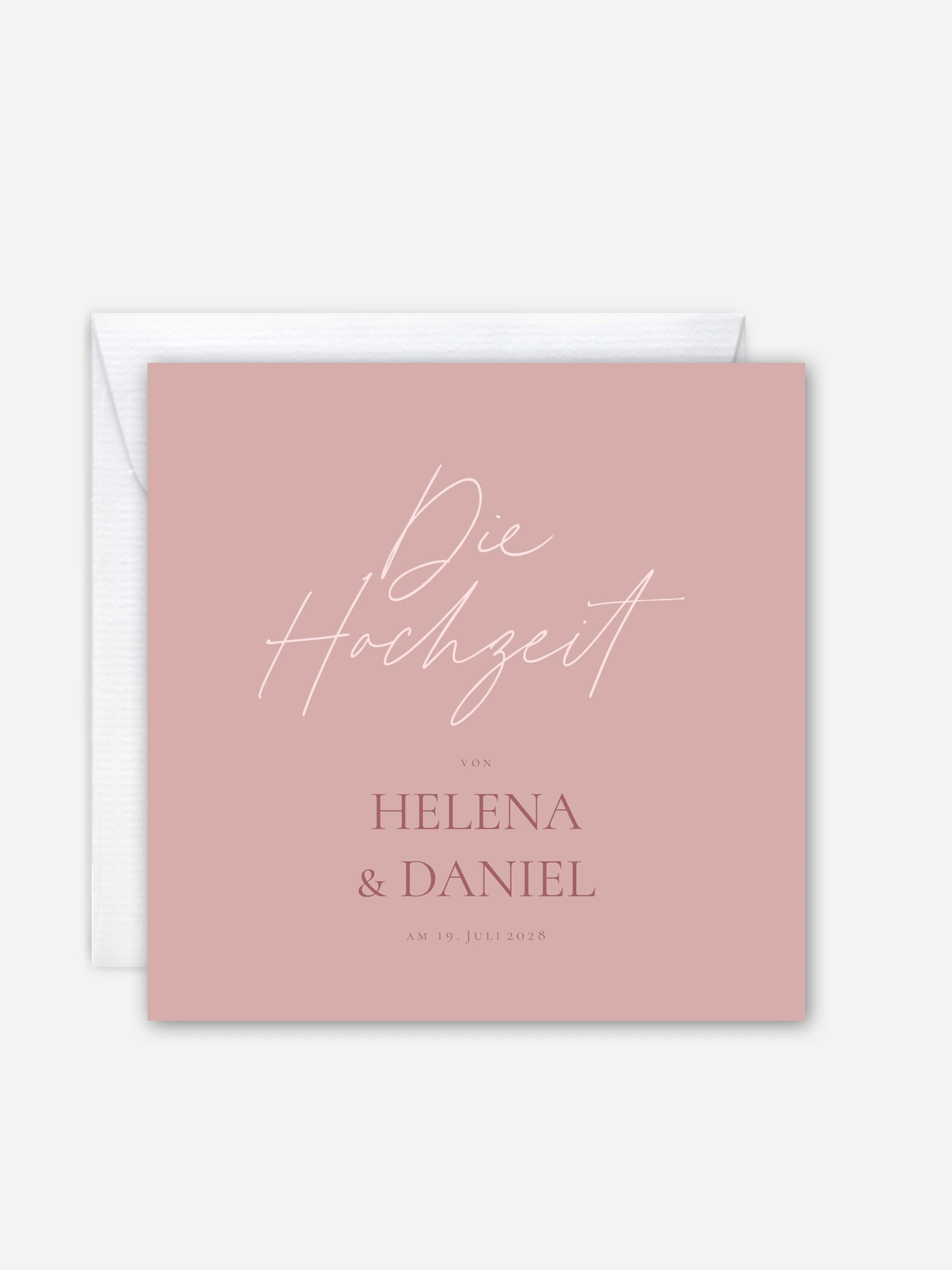 Hochzeitseinladung Pures Versprechen