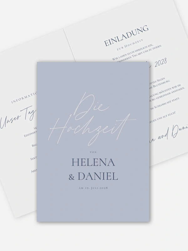 Hochzeitseinladung Pures Versprechen