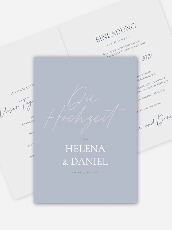 Hochzeitseinladung Pures Versprechen