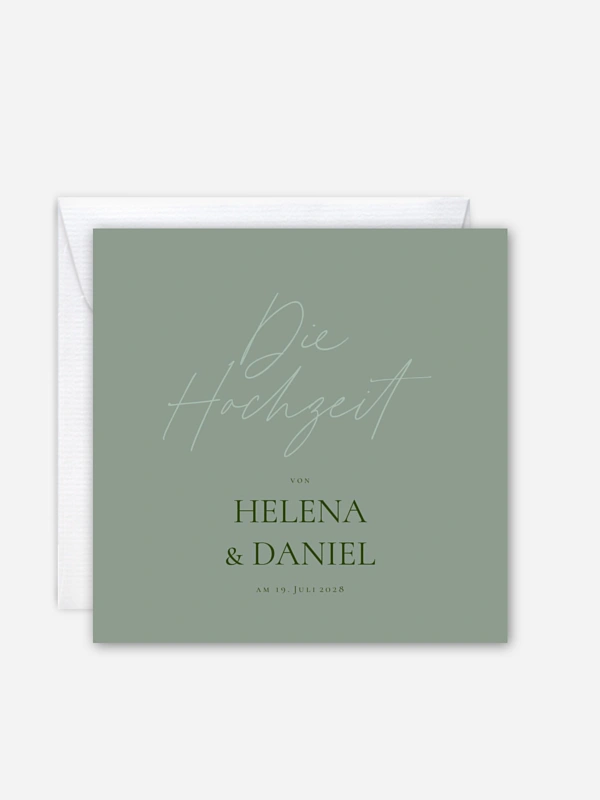 Hochzeitseinladung Pures Versprechen
