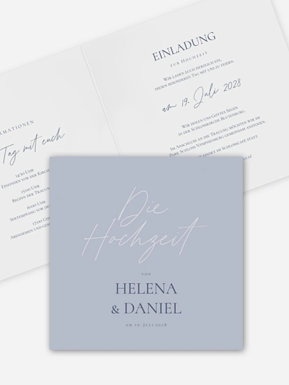 Hochzeitseinladung Pures Versprechen