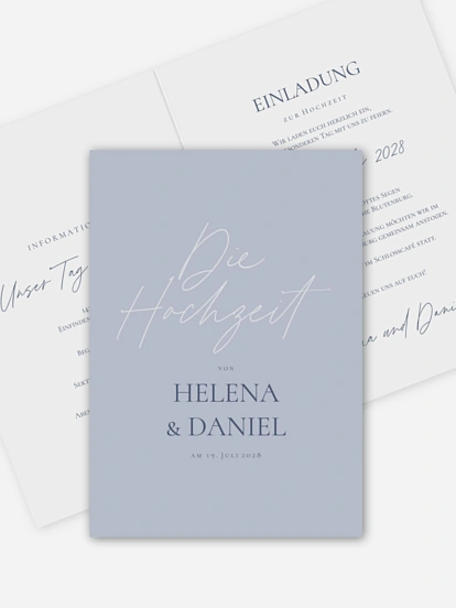 Hochzeitseinladung Pures Versprechen