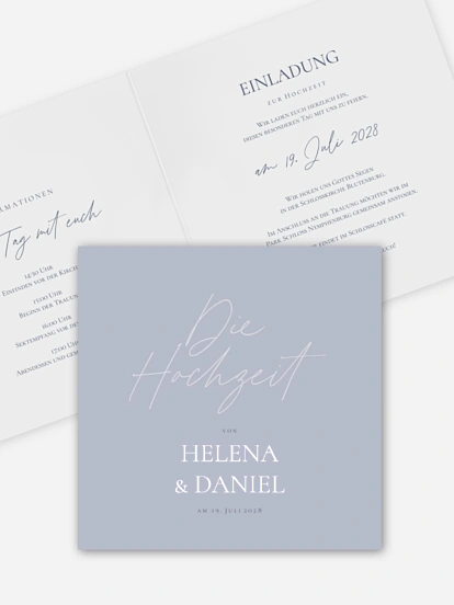 Hochzeitseinladung Pures Versprechen