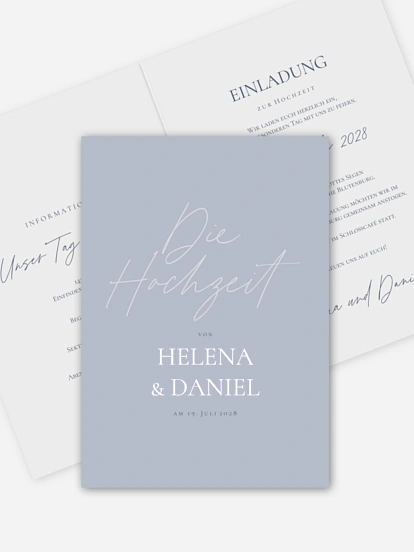 Hochzeitseinladung Pures Versprechen