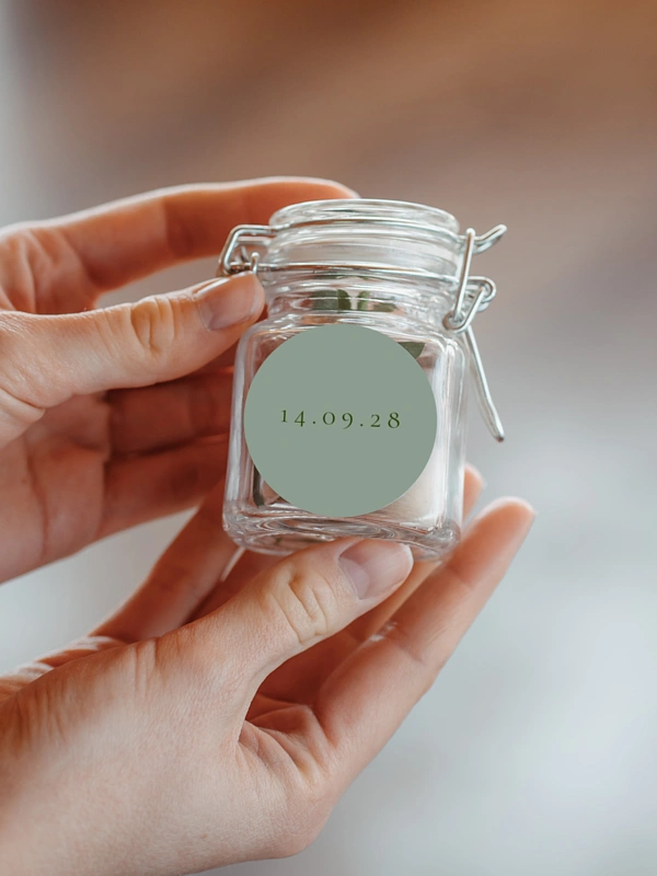 Geschenkaufkleber Hochzeit Liebespaar