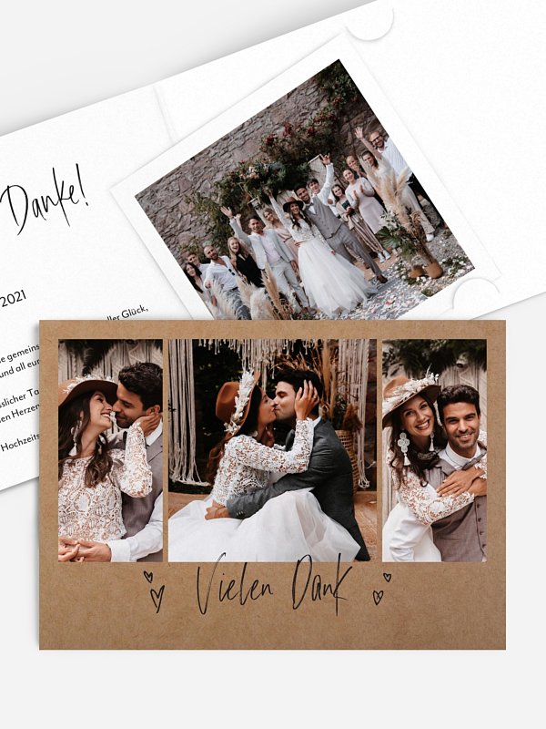 Dankeskarte Hochzeit Lasting Love