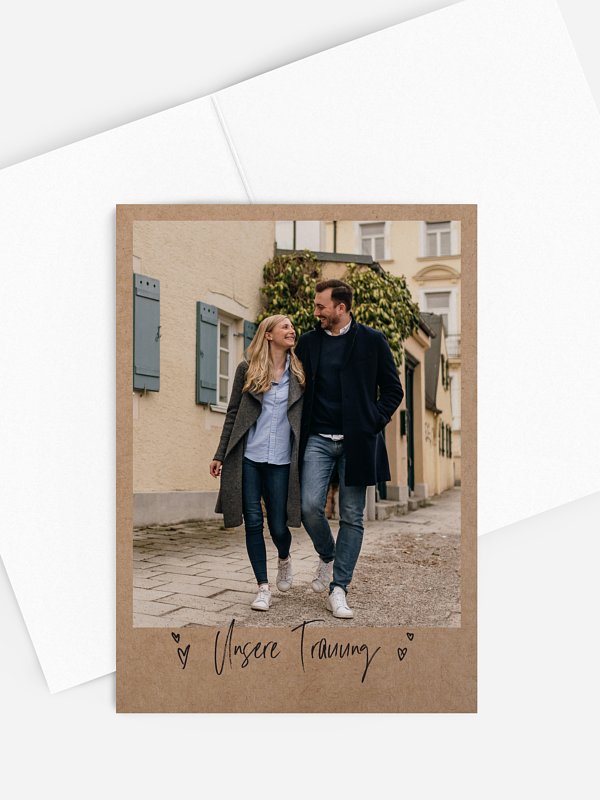 Kirchenheft Hochzeit Love Polaroid