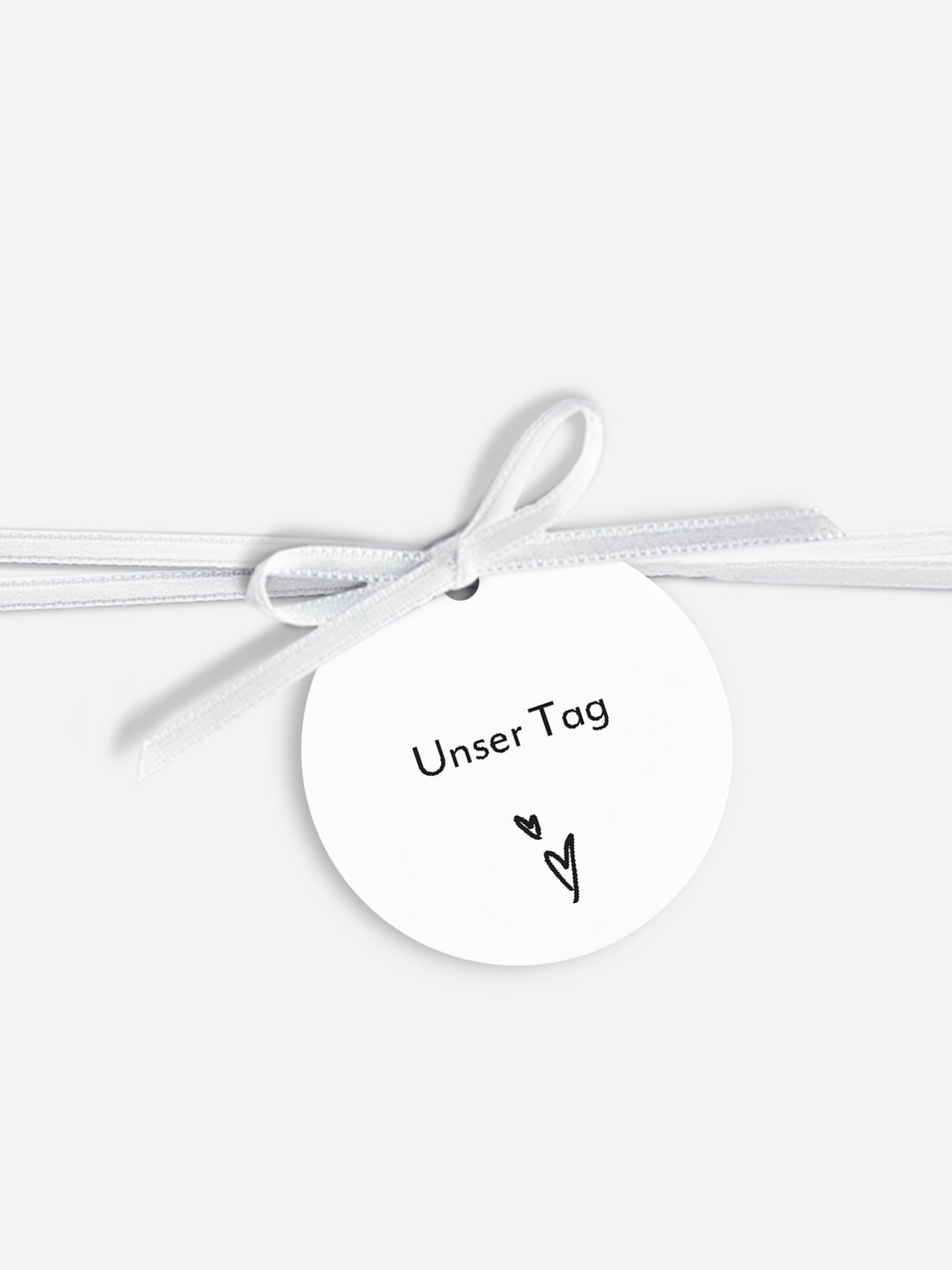 Anhänger mit Band zur Hochzeit Lasting Love