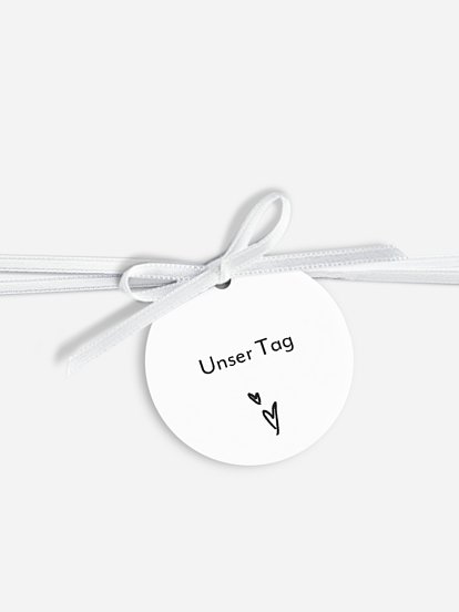 Anhänger mit Band zur Hochzeit Lasting Love