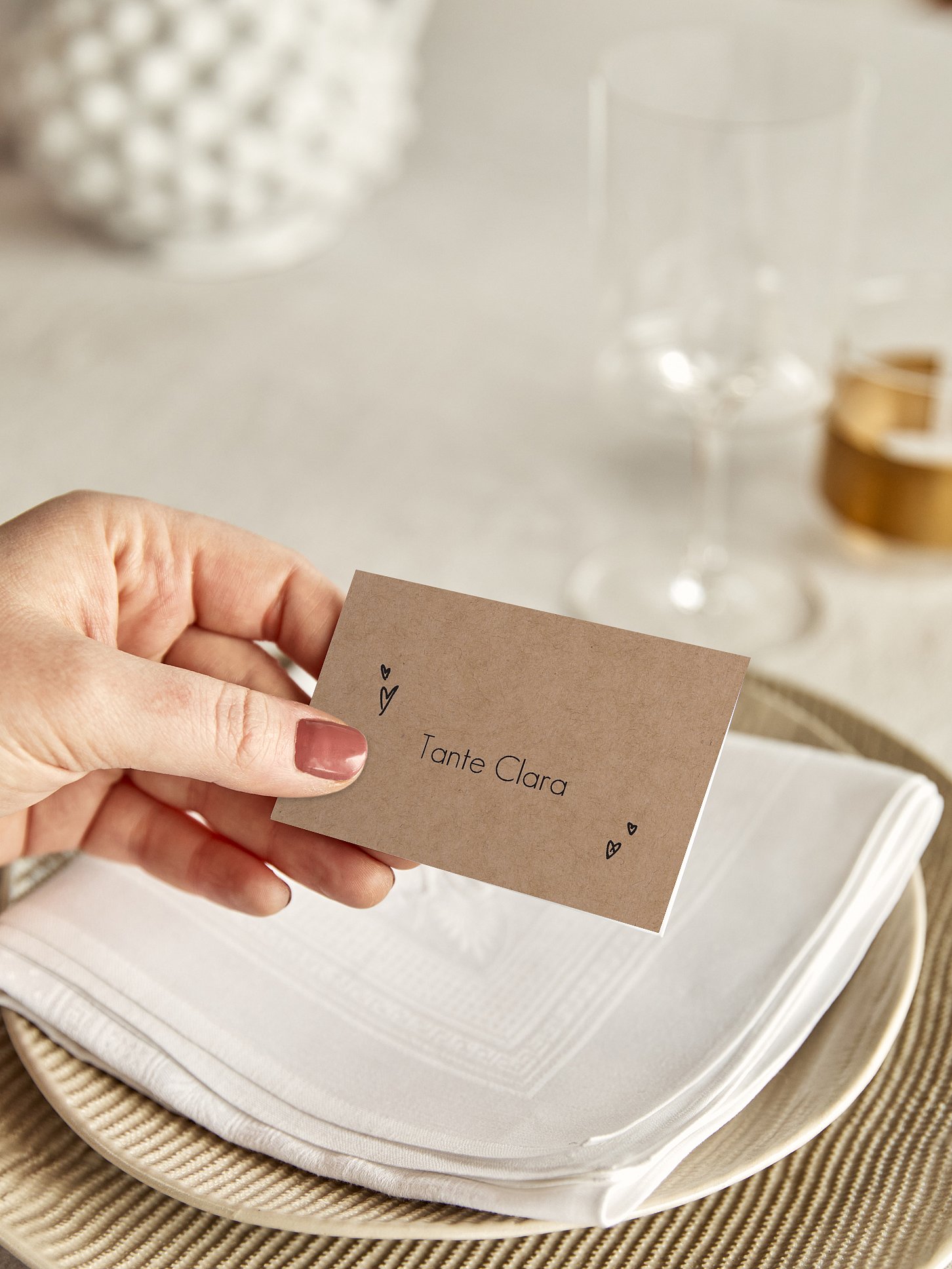Tischkarte Hochzeit Lasting Love