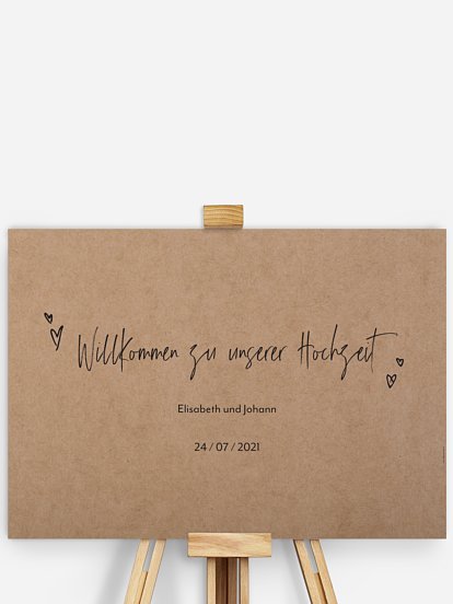 Willkommensschild Lasting Love