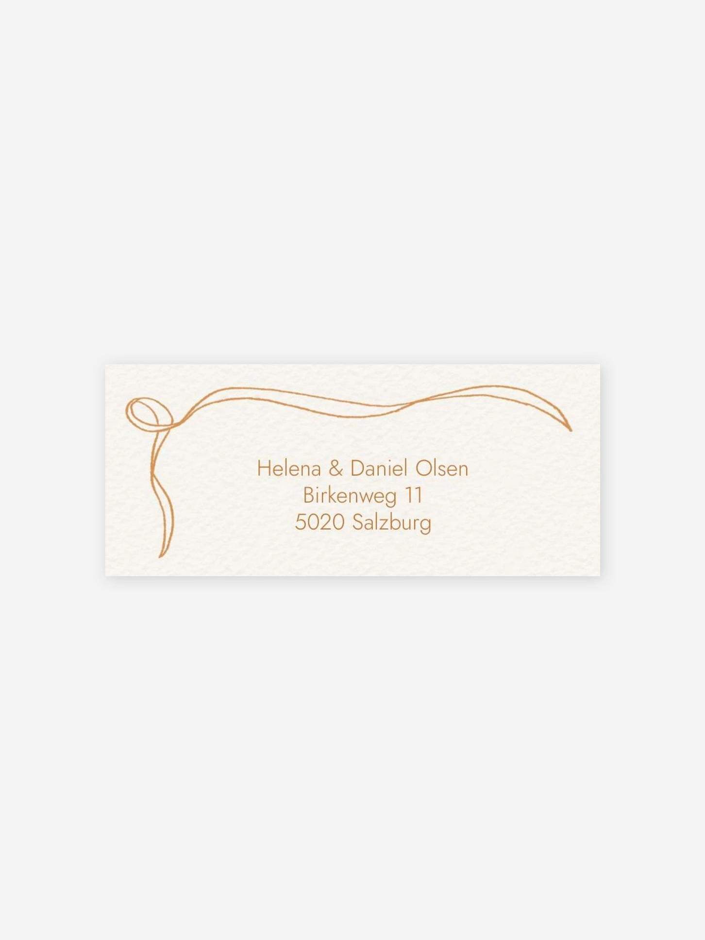 Absenderaufkleber Hochzeit Coastal Chic
