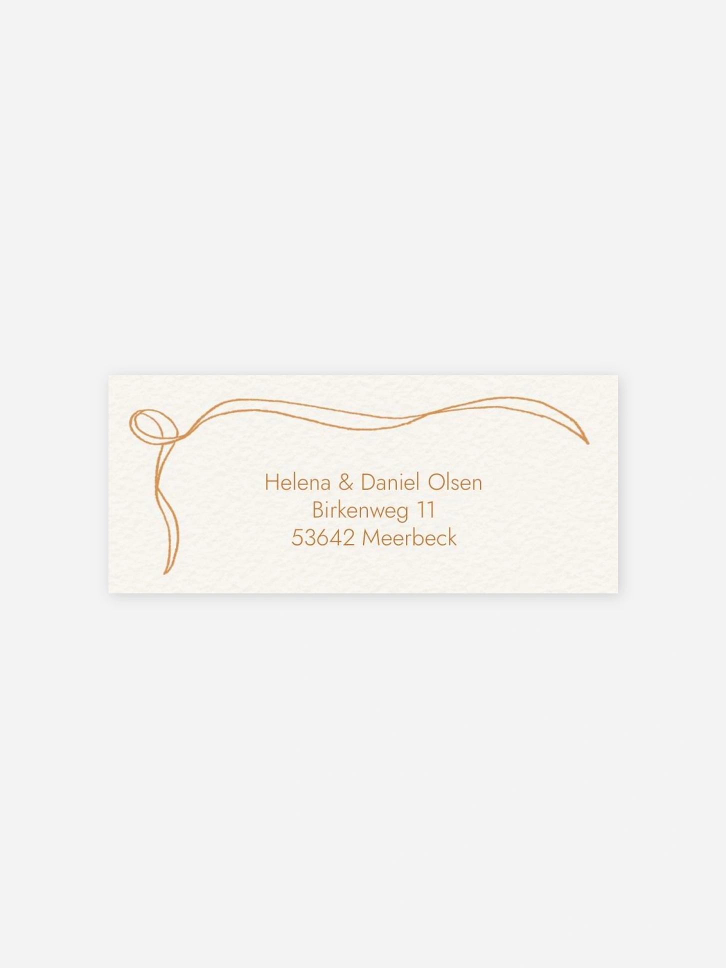 Absenderaufkleber Hochzeit Coastal Chic