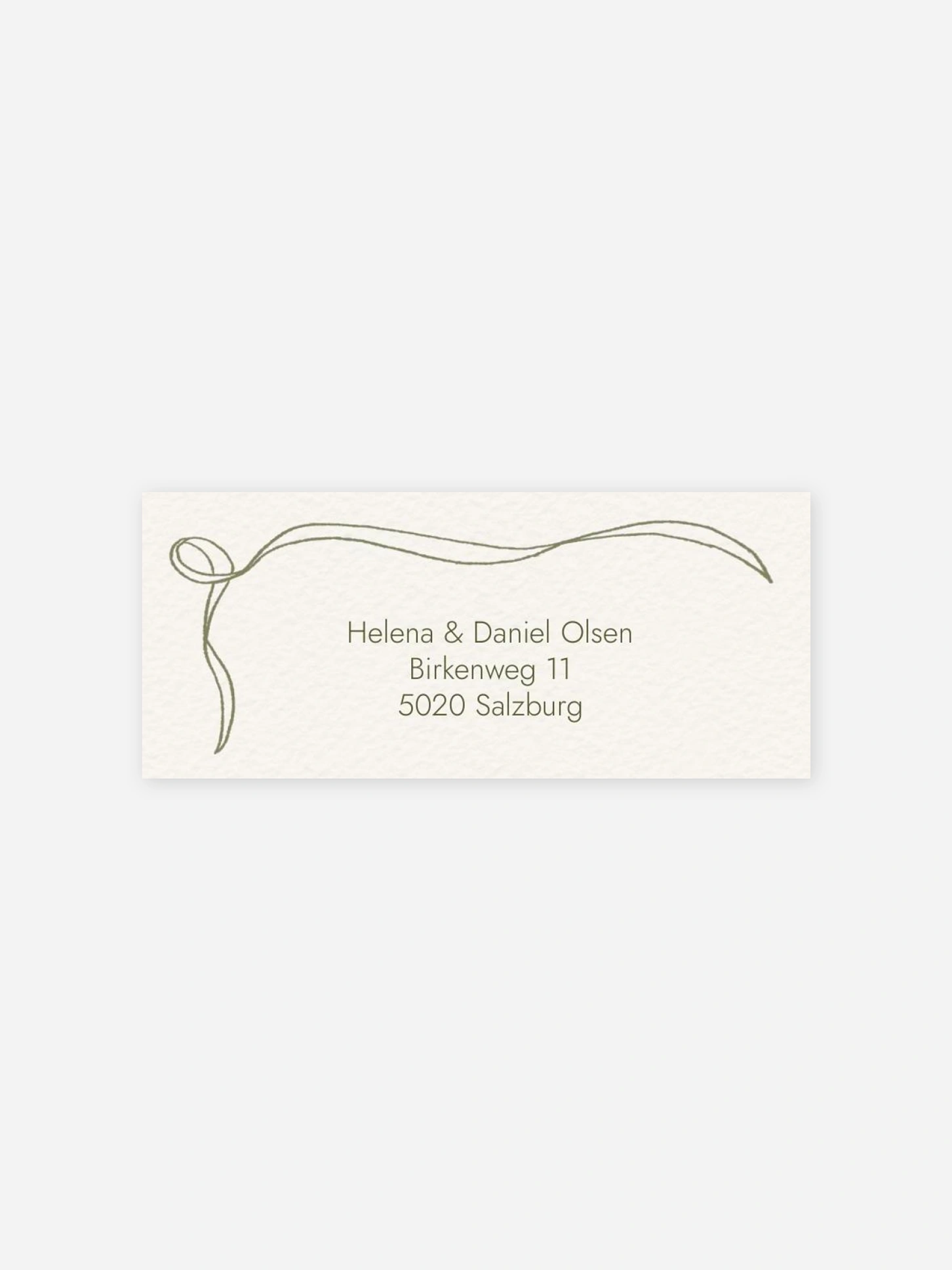 Absenderaufkleber Hochzeit Coastal Chic