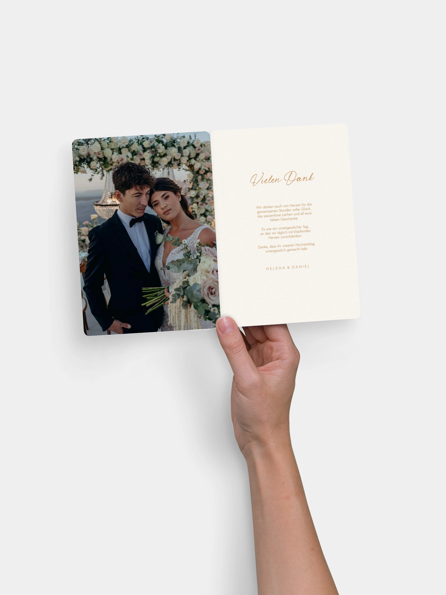 Dankeskarte Hochzeit Coastal Chic