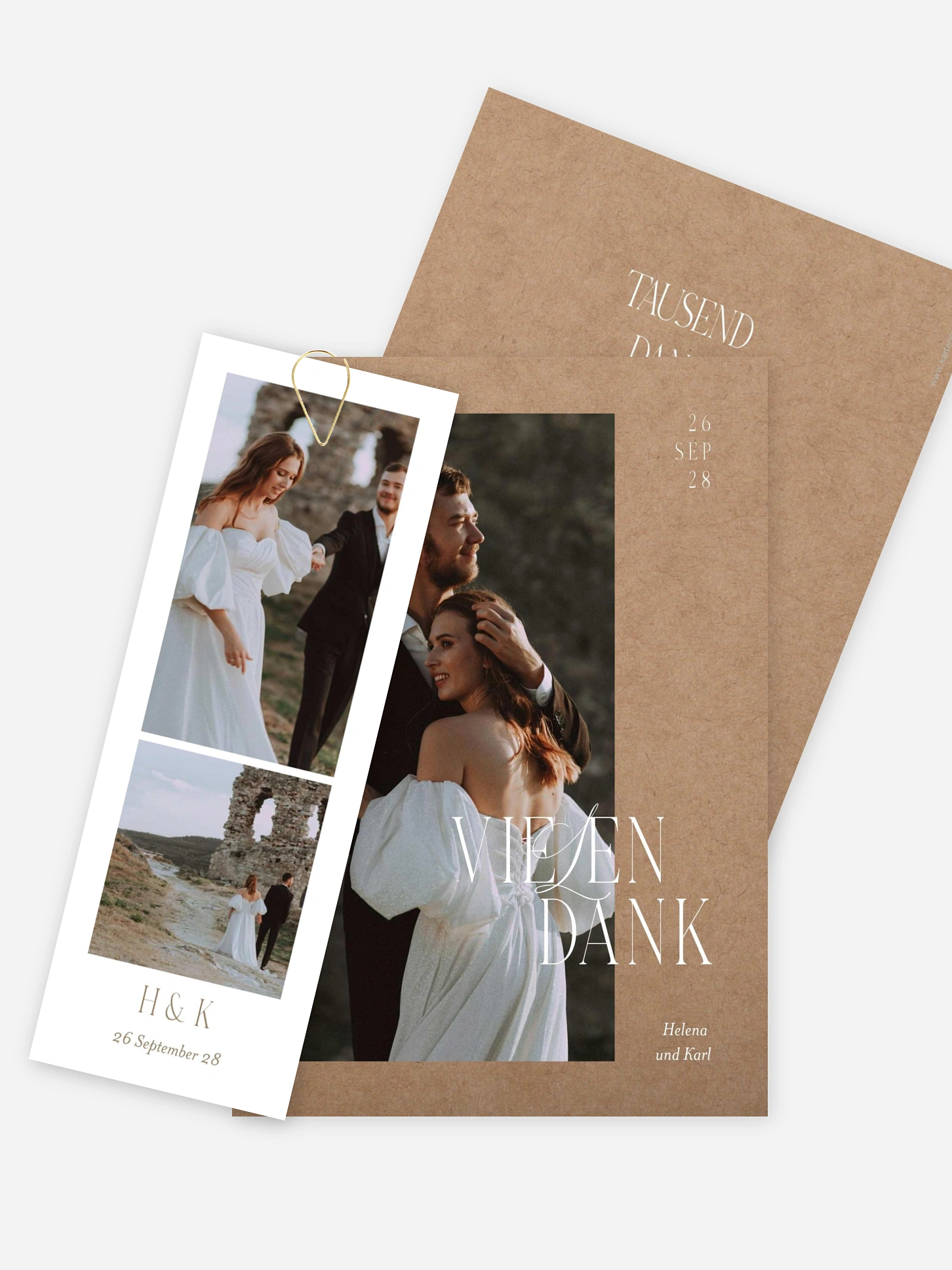 Dankeskarte Hochzeit Ever Grateful