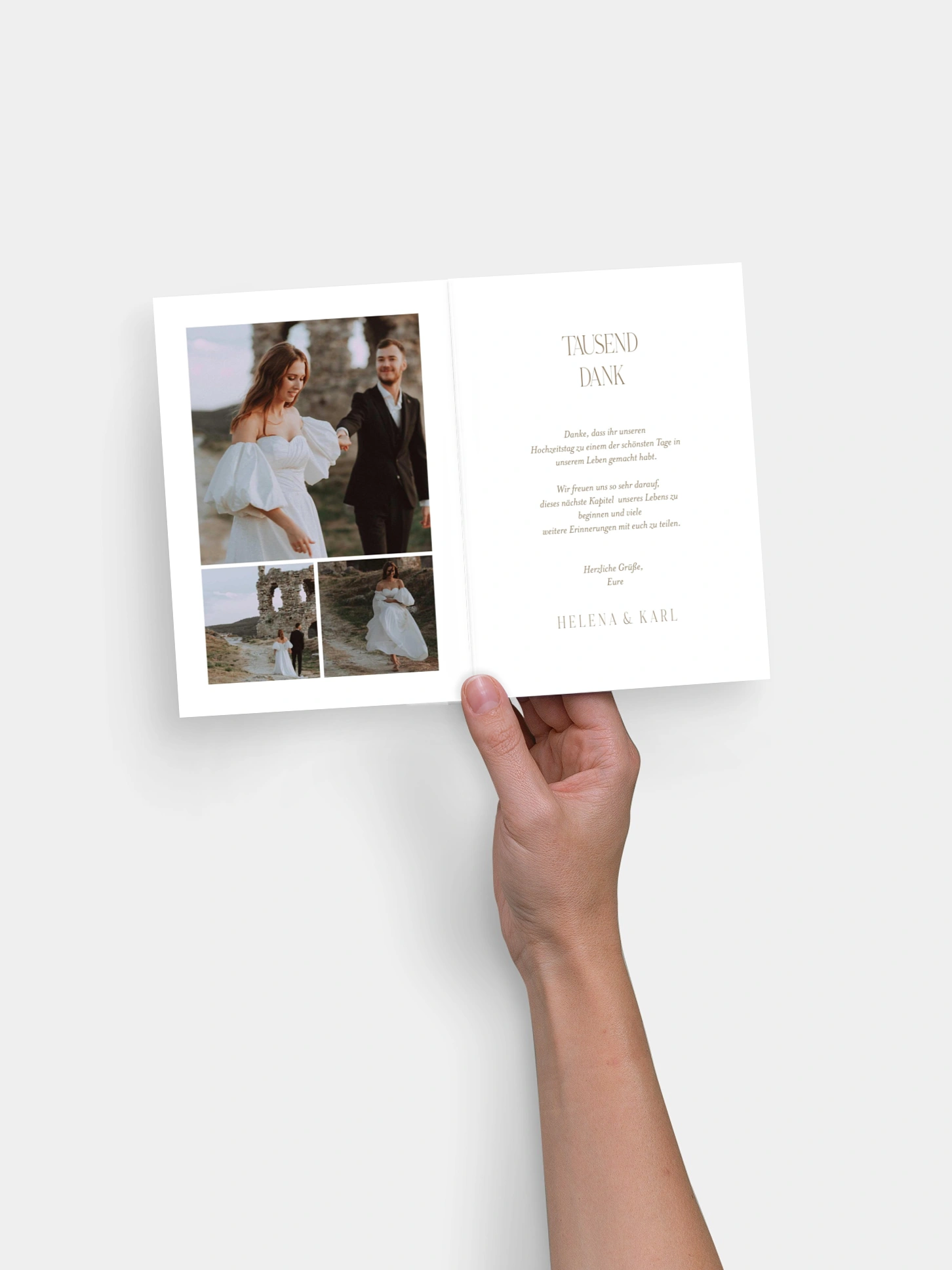Dankeskarte Hochzeit Ever Grateful
