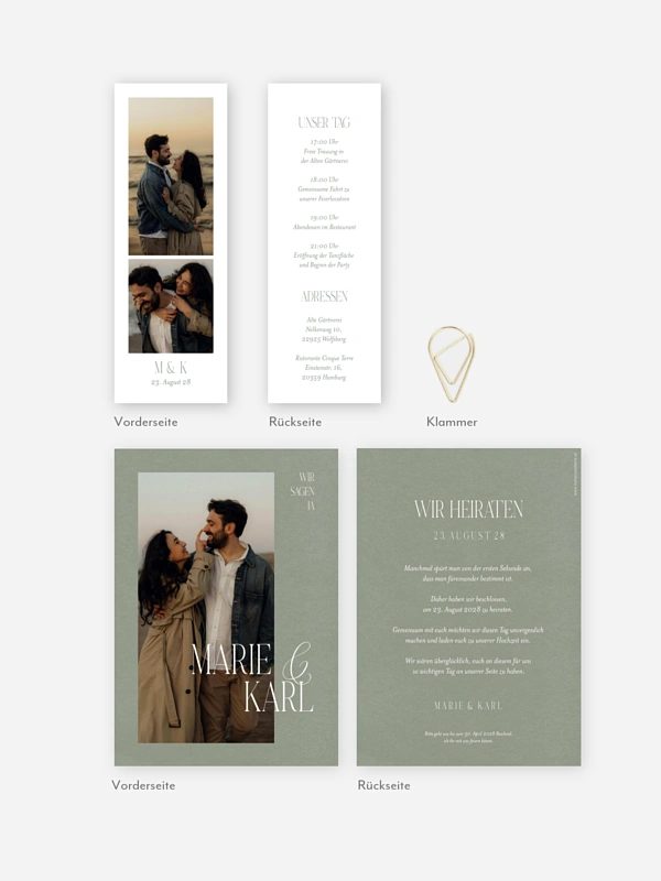 Hochzeitseinladung Ever Grateful