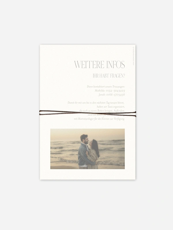Hochzeitseinladung Ever Grateful