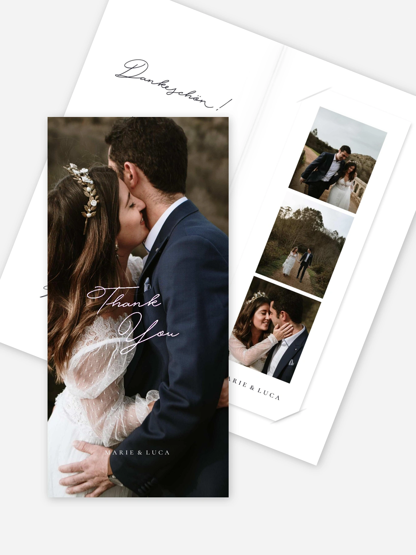 Dankeskarte Hochzeit Close to You