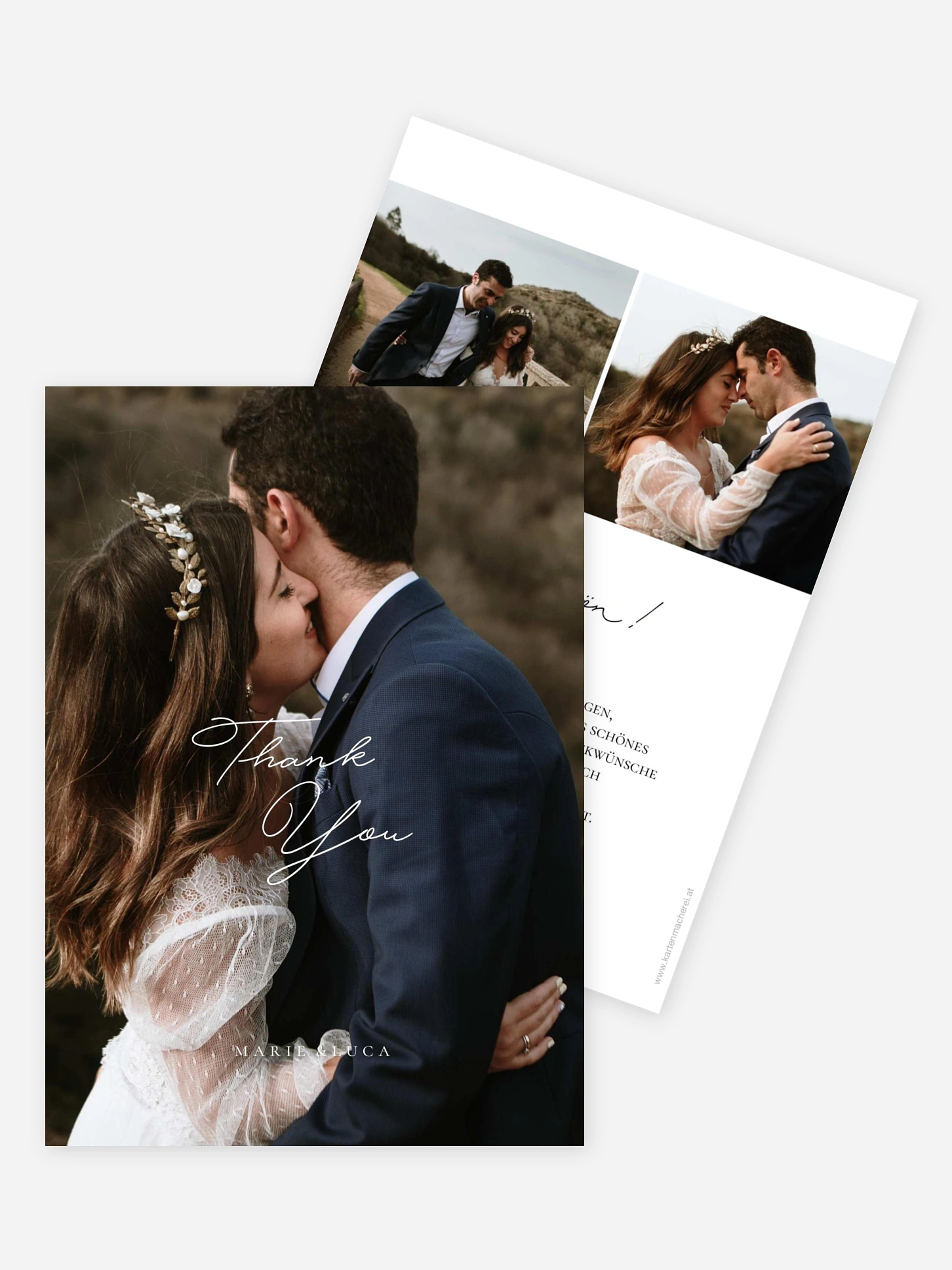 Dankeskarte Hochzeit Close to You