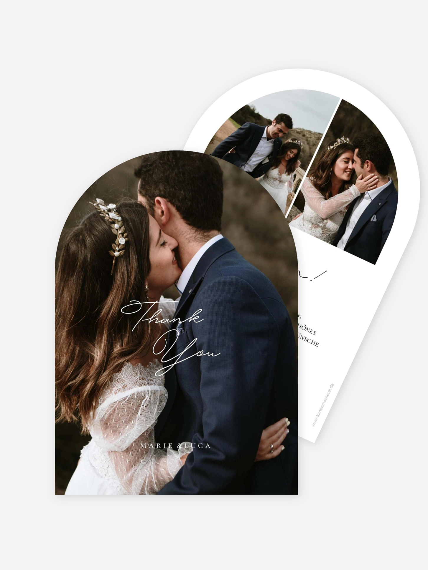 Dankeskarte Hochzeit Close to You