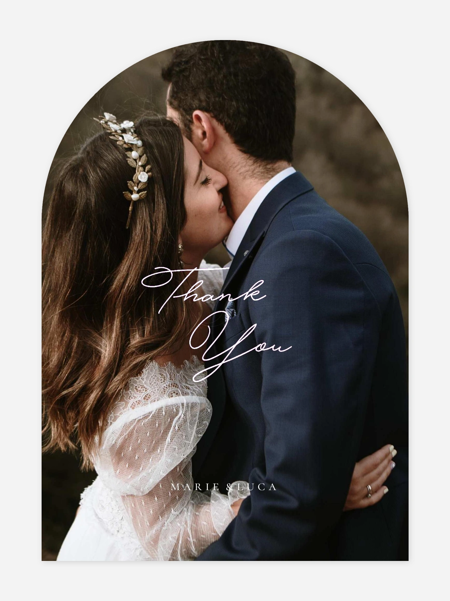 Dankeskarte Hochzeit Close to You