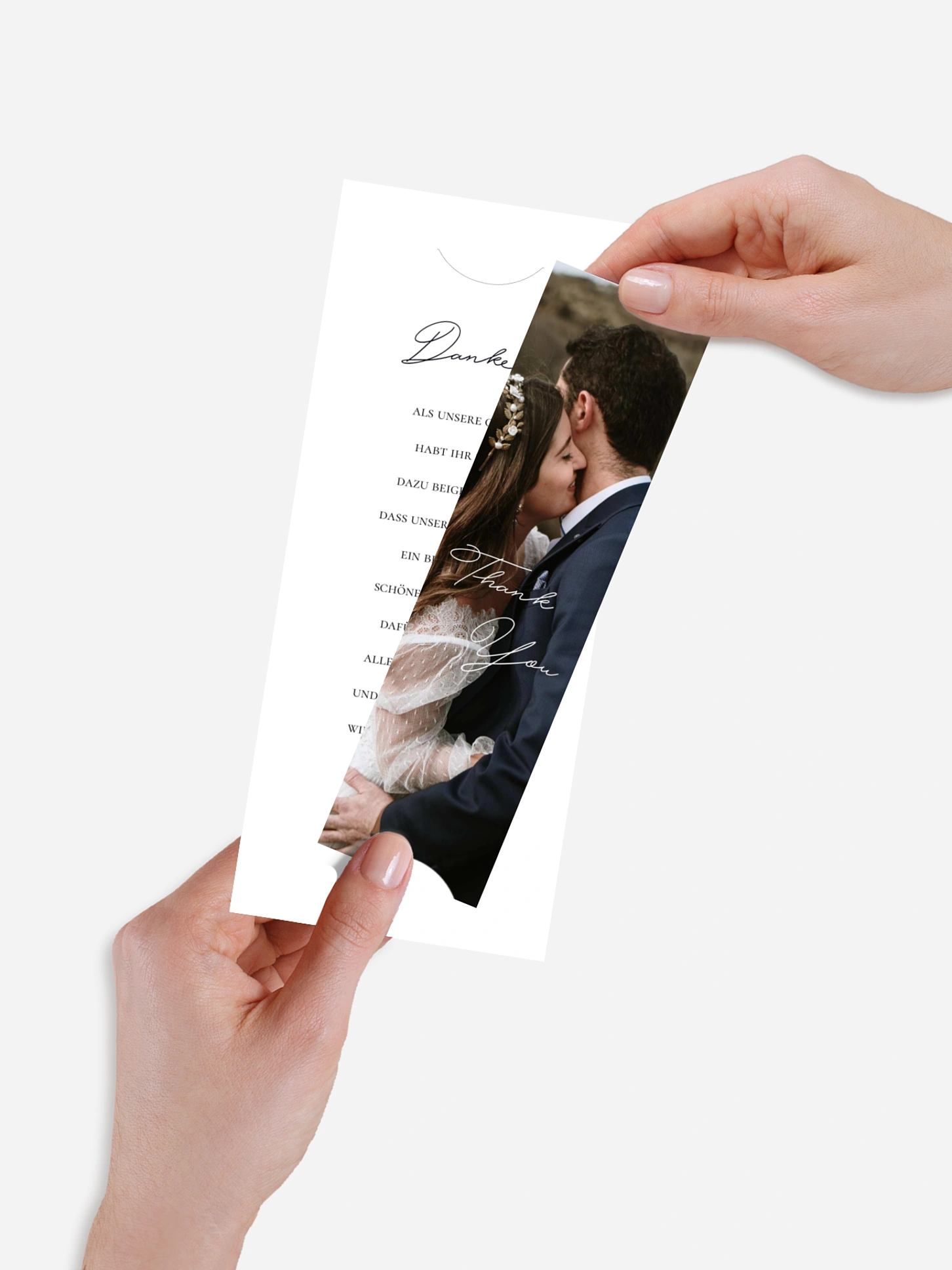 Dankeskarte Hochzeit Close to You