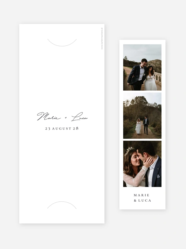 Dankeskarte Hochzeit Close to You