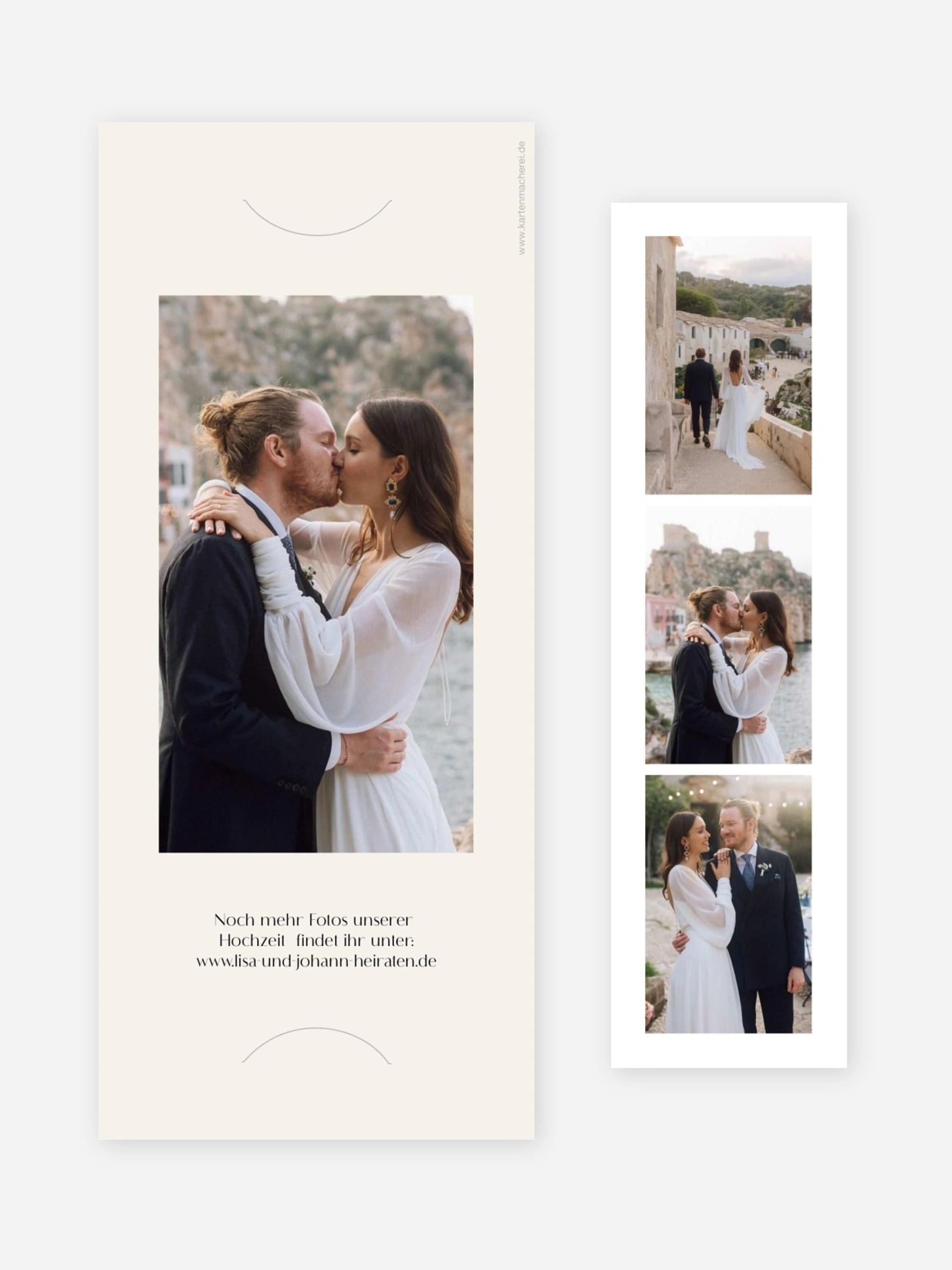 Dankeskarte Hochzeit Heartedly