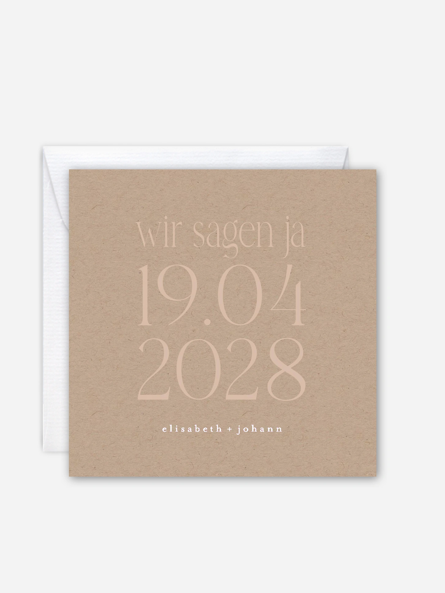 Hochzeitseinladung Der schönste Tag