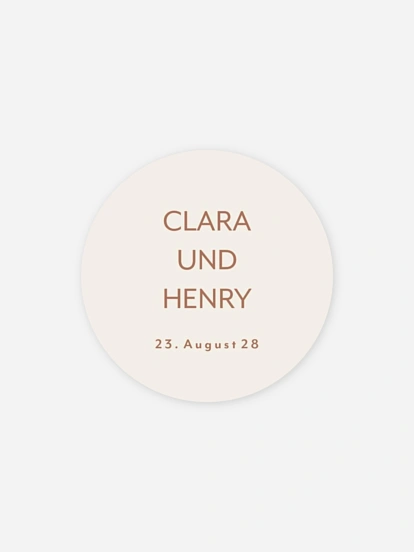 Geschenkaufkleber Hochzeit Drei Worte